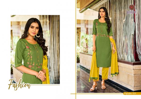 Baanvi Paridhi 1 Festive Wear Cotton Designer Readymade Suit